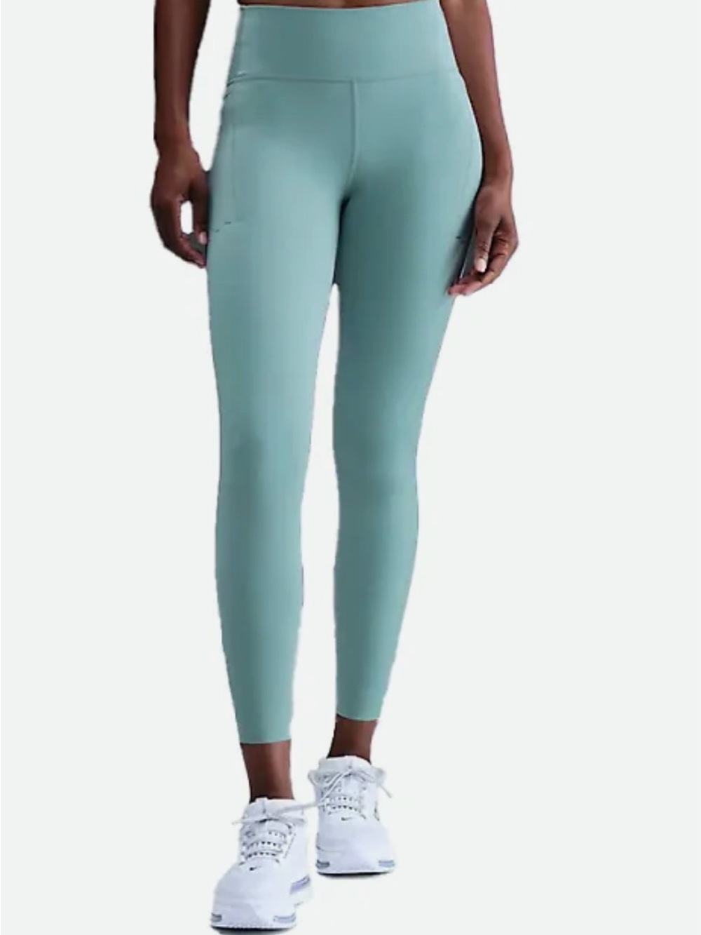 Nike Pro Women's Mid-Rise Mesh-Paneled Leggings